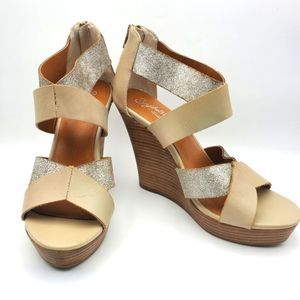 Seychelles Wedge Sandals. SIZE 8.5. ‎ S869